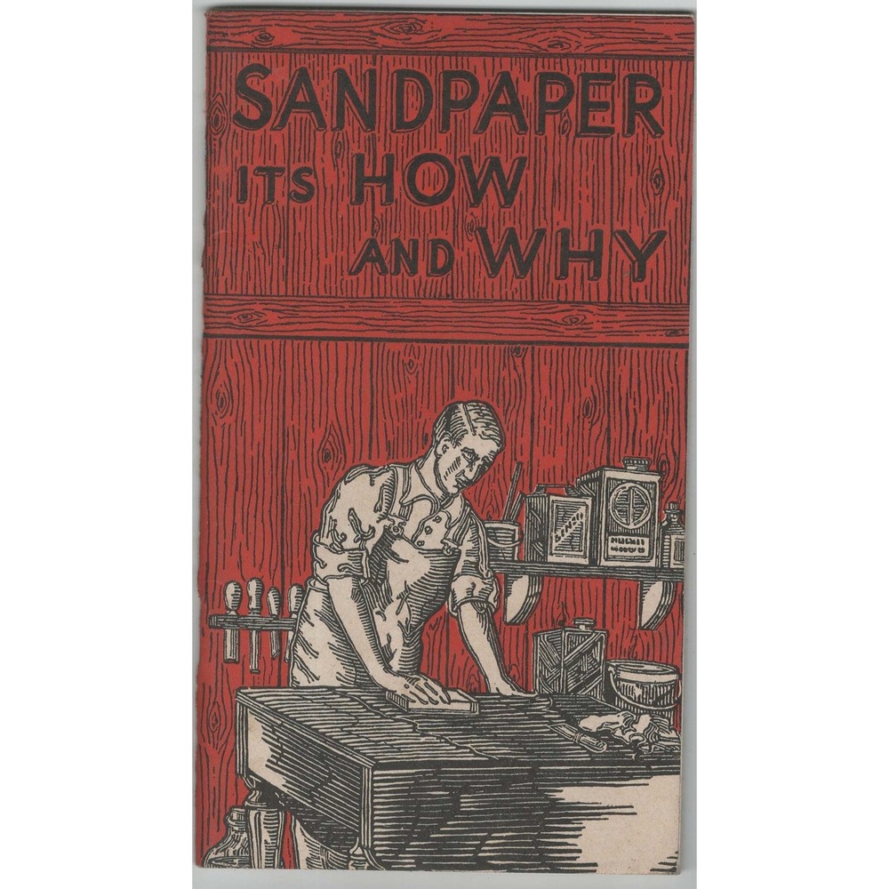 Vintage Behr-Manning Sandpaper Its How and Why Booklet Barney the Bear - Picture 1 of 2